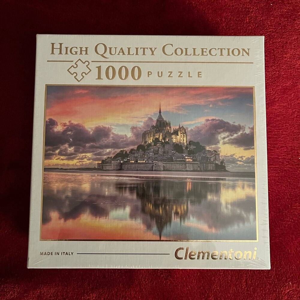 NIB Clementoni Mont Saint Michel France Jigsaw Puzzle - 1000 Pieces